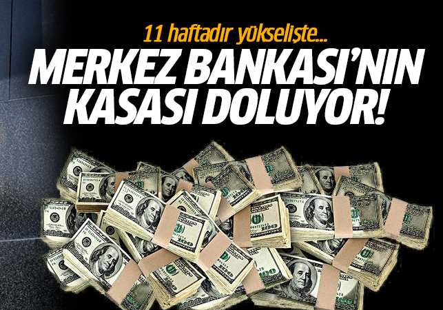 Merkez Bankası'nın Kasası Yükselişte