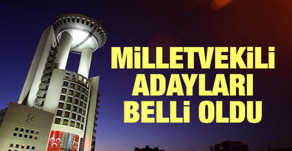 MHP'nin Çorum  Milletvekili Adayları belli oldu