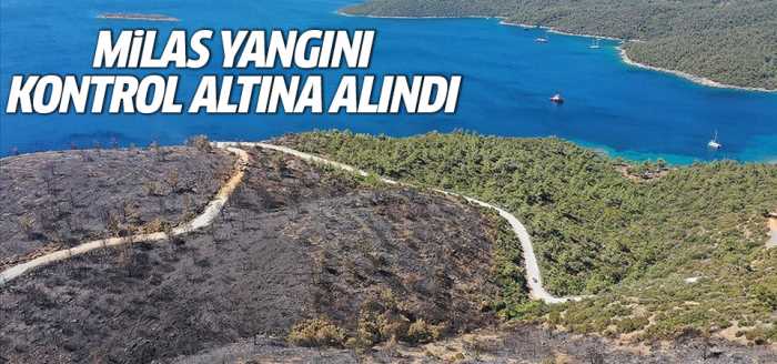 Milas yangını kontrol altına alındı