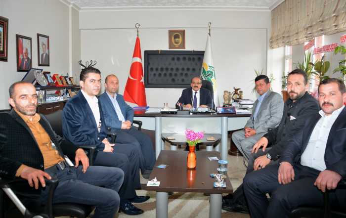 Muhtarlardan Başkan Şen'e Hayırlı Olsun Ziyareti