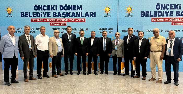 Muzaffer Külcü Belediye Başkanları Toplantısına Katıldı