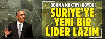 OBAMA NOKTAYI KOYDU ESED GİTMELİ
