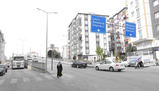 Osmancık üst geçidine köprülü kavşak geliyor