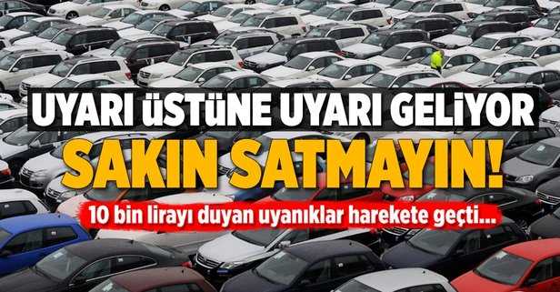 ÖTV UYARISI İÇİN 'İYİ DÜŞÜNÜN' ÇAĞRISI