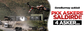 PKK askerlermize ateş açtı: 4 yaralı!