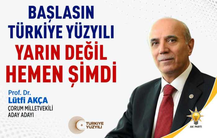Prf.Dr. Lütfi Akça Milletvekili Aday Adayı