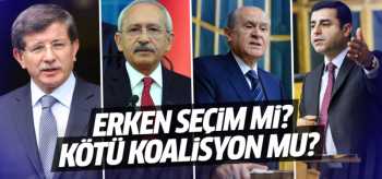 Seçim mi yoksa  kötü bir koalisyon mu?