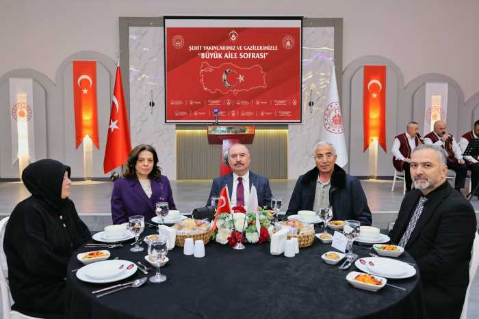 Şehit Aileleri ve Gazilere "Büyük Aile Sofrası"