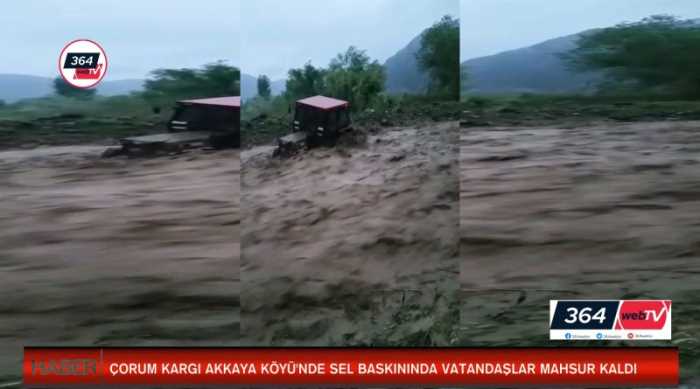 Sel baskını tarım arazilerini adeta esir aldı