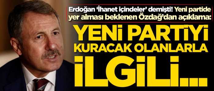 Selçuk Özdağ'dan Yeni Parti sözleri