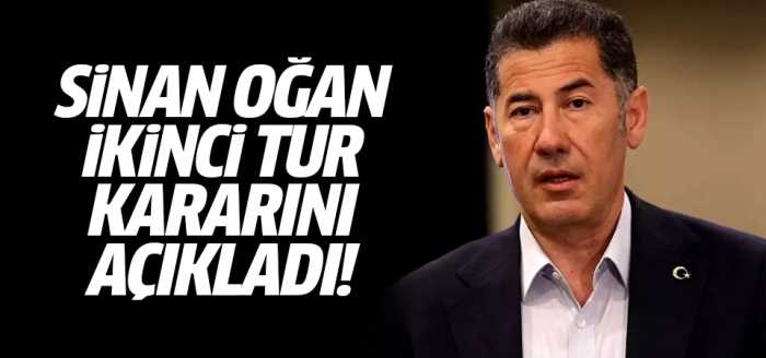 Sinan Oğan Başkan Erdoğan dedi