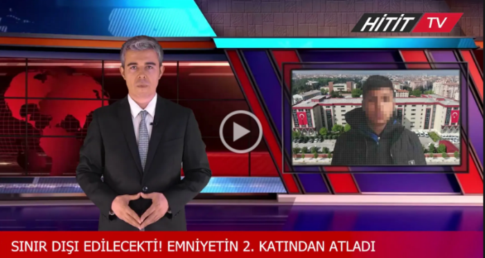 Sınır dışı edilecekti Emniyetin 2.Katından aşağı atladı