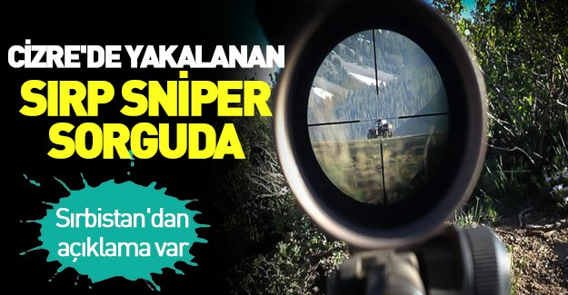 Sırbistan'dan Sırp keskin nişancı açıklaması