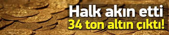 Son 3 yılda toplam 34,2 ton altın, yastık altından çıkarılarak ekonomiye kazandırıldı