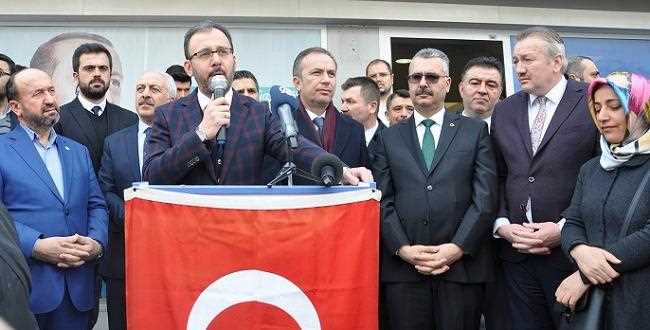 Spor Bakanı Sungurlu'ya peş peşe müjdeler verdi