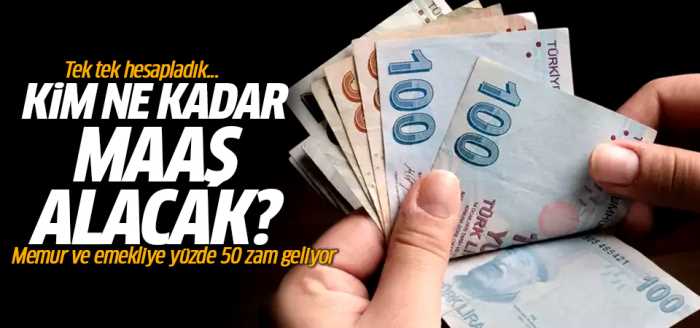  Tahmini Kim ne kadar maaş alacak?