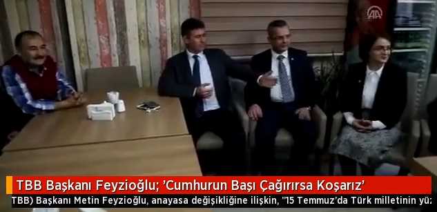 TBB Başkanı Feyzioğlu Çorum'da davanız aslında mahkemede değil il başkanlığında görülecek