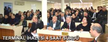 Terminal ihalesine Yoğun katılım