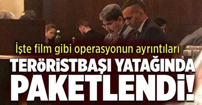 Terörist Müslüm yatağında Paketlendi