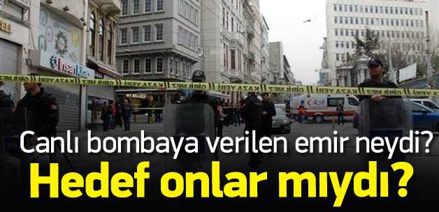 Teröristin hedefi İstanbul'da  turistler miydi?