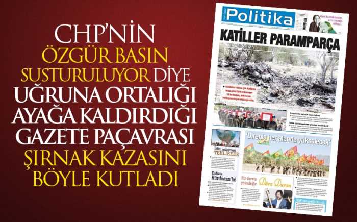 Teröristlerin medyası, şehitlere iğrenç ifadelerle saldırdı