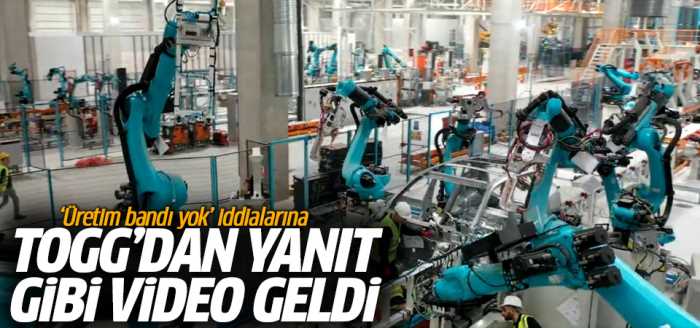 Togg İçin Üretim bandı yok demişlerdi
