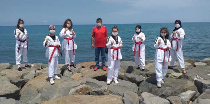 Türkiye Taekwondo federasyonunun siyah kuşak sınavı yapıldı