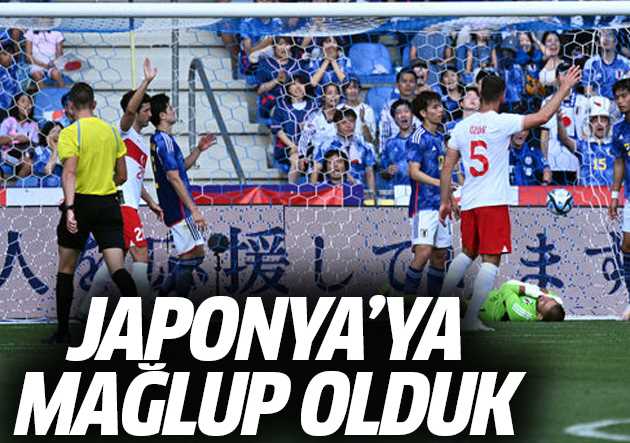 Türkiye - Japonya'ya 4-2 mağlup oldu