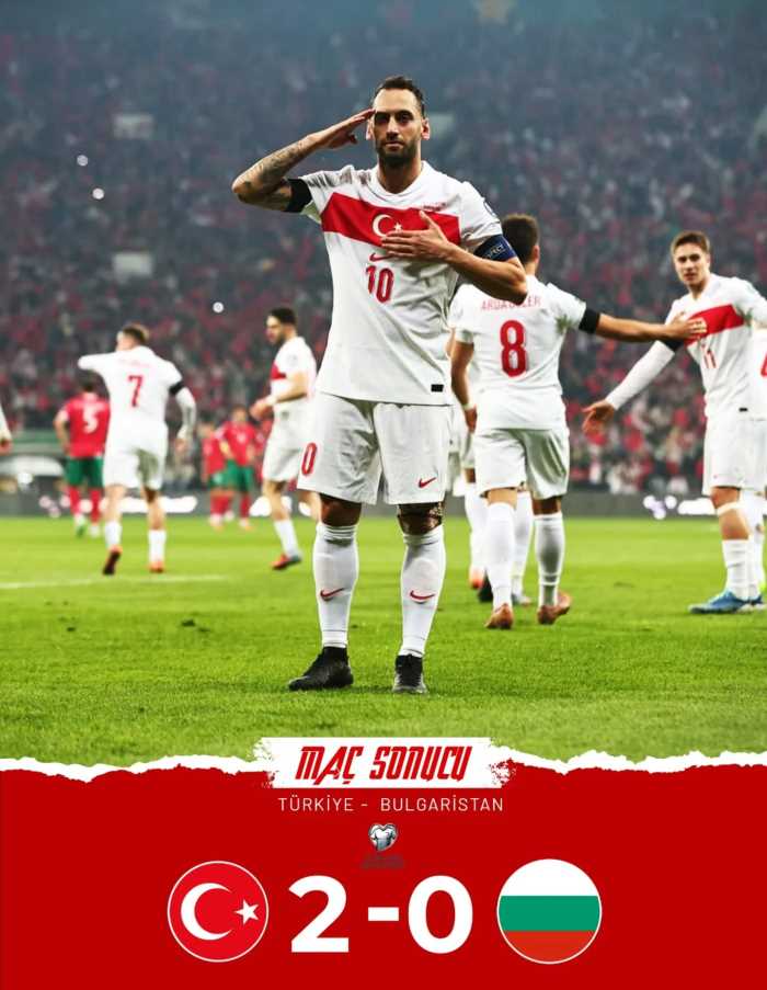 Türkiye 2-0 Bulgaristan | Maç Sonucu