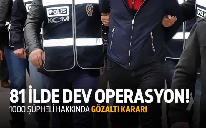Türkiye genelinde Emniyet'te FETÖ operasyonu başladı