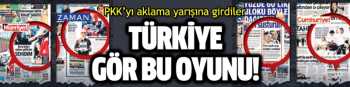 Türkiye gör artık  bu oyunu!