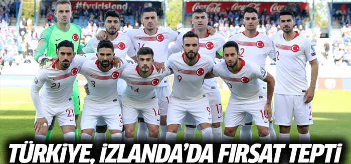 Türkiye İzlanda'da fırsat tepti