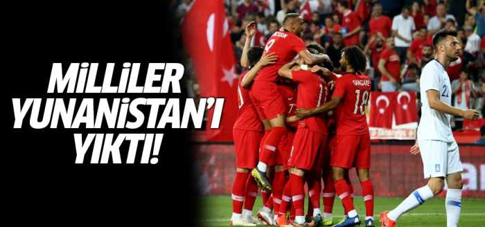 Türkiye Yunanistan'ı 2-1'le geçti! 