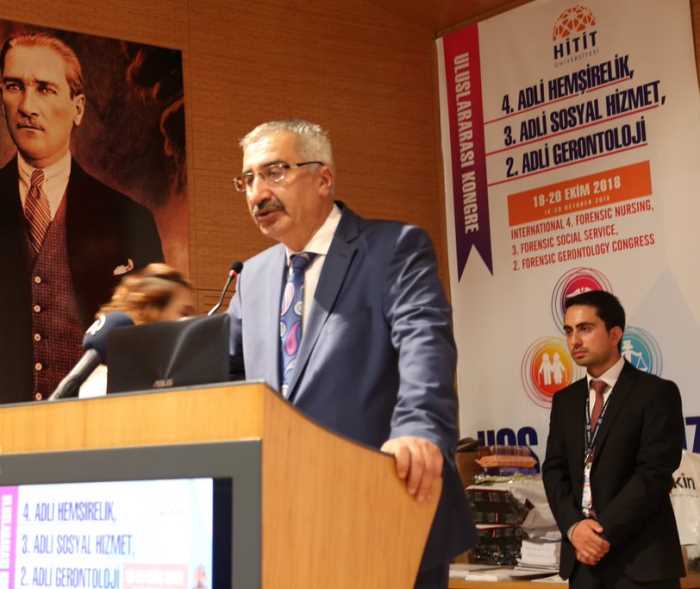 Uluslararası 4. Adli Hemşirelik, 3. Adli Sosyal Hizmet ve 2. Adli Gerontoloji Kongresi Çorum'da başladı