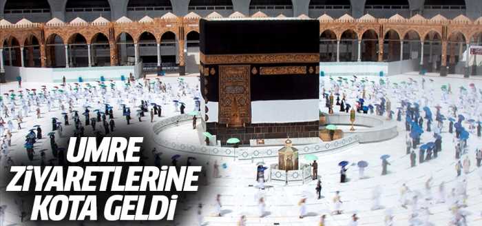 Umre ziyaretlerine kota geldi