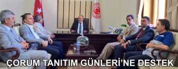 USLU'DAN ÇORUM TANITIM GÜNLERİNE DESTEK