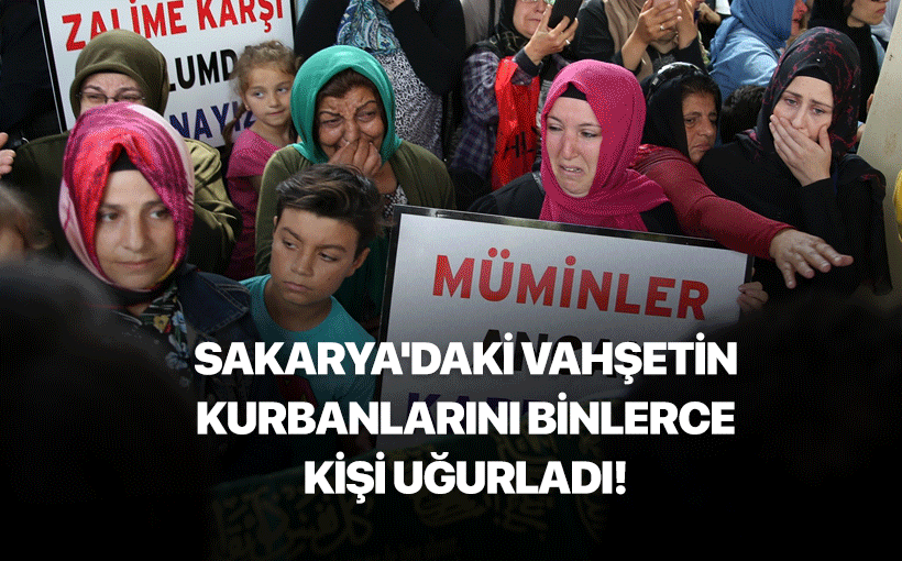 Vahşetin kurbanları için cenaze töreni!