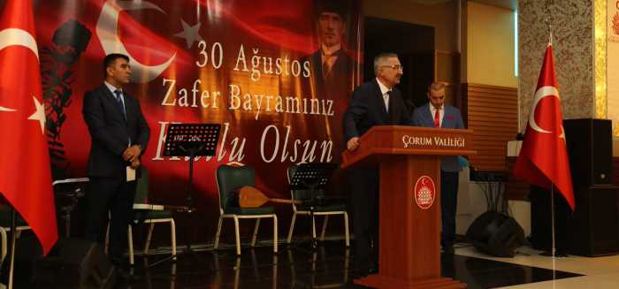 Vali Kılıç,30 Ağustos Zafer Bayramı Resepsiyonu Verdi