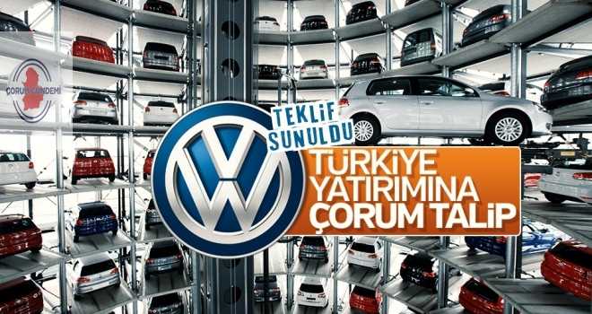 Volkswagen otomobil fabrikası Çorum'da olmalıdır