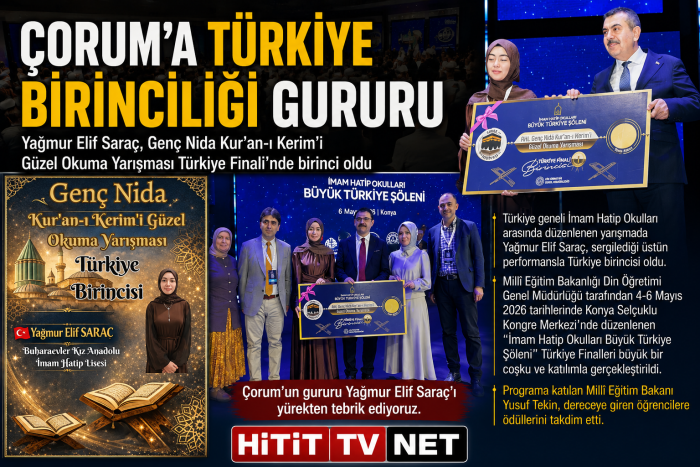 Yağmur Elif Saraç Genç Nida Türkiye Finali’nde Birinci Oldu!
