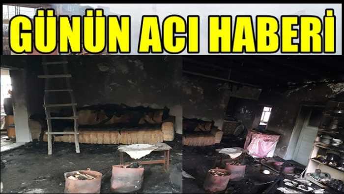 Yaşlı kadın yangında hayatını kaybetti