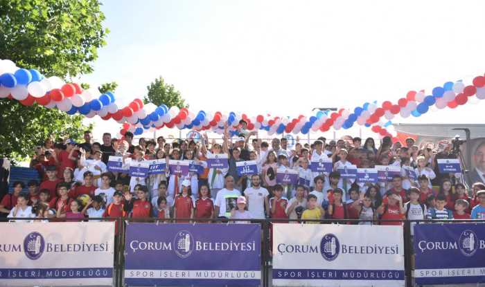 Yaz Spor Okullarında Belediye, Valilik, Gençlik ve Spor  İş birliği