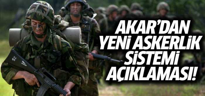 Yeni askerlik sistemi açıklaması!