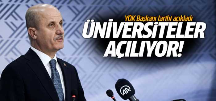 YÖK Başkanı yüz yüze eğitimin Nisan'da yeniden değerlendirileceklerini söyledi