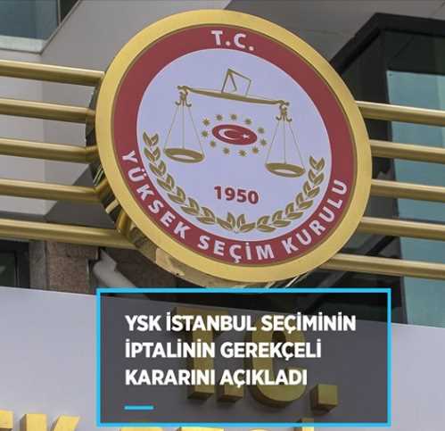YSK gerekçeli kararını internet sitesine koydu