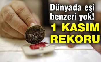 Yurt dışından 1 Kasım'a rekor seçmen katılımı