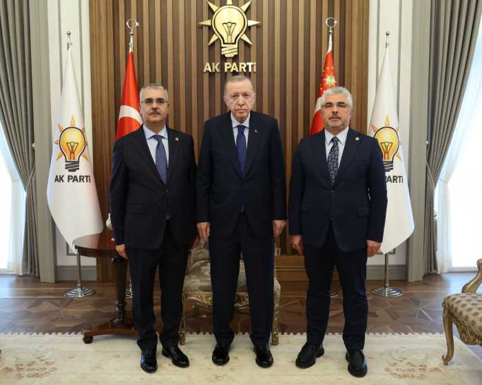 Yusuf Ahlatçı Cumhurbaşkanı Erdoğan'ı Ziyaret Etti