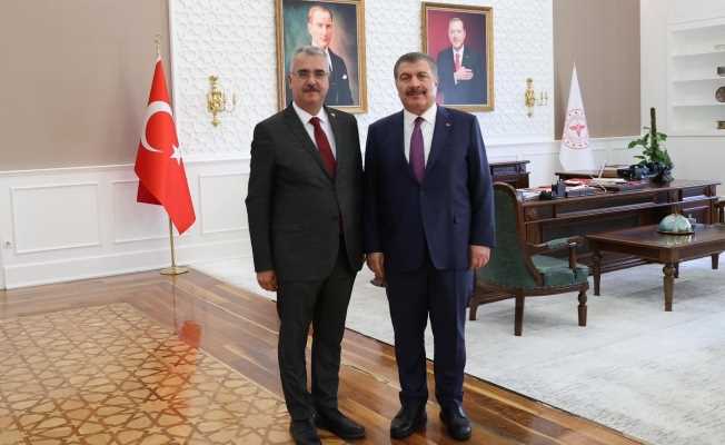 Yusuf Ahlatcı Sağlık Bakanı ile Görüştü