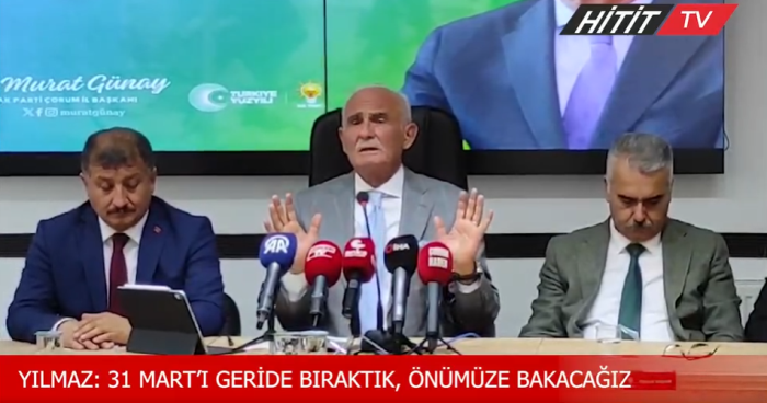 Yusuf Ziya Yılmaz 31 Mart seçimlerini geride bıraktık