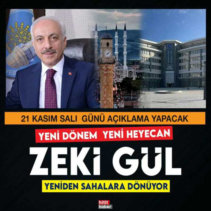 Zeki Gül Belediyeye Aday Adayı oluyor